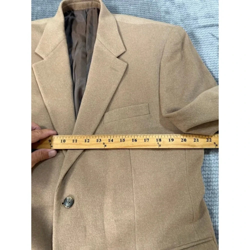 Lauren Ralph Lauren Cashmere Blazer 42R Mens Two Button Sport Coat‎ Jacket Beige